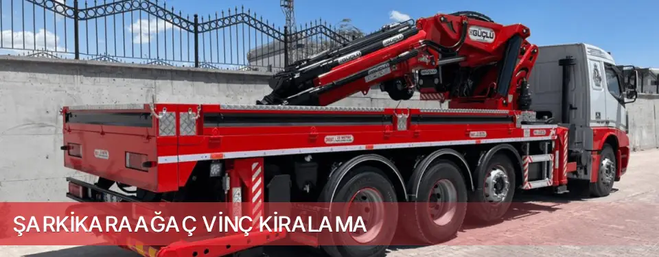 Şarkikaraağaç İlçemi Vinç Kiralama